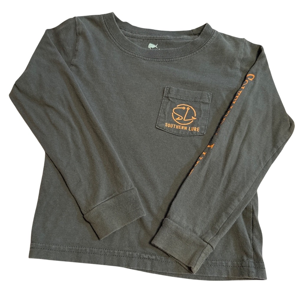 Southern Lure Kids Duck Hunting Shirt Cotton Gray Size 3 Long Sleeve